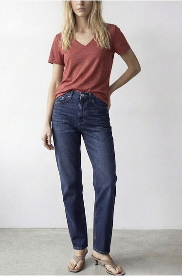 V-Neck Short Sleeve T-Shirt