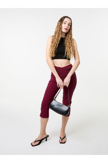 Capri Pants With Belts