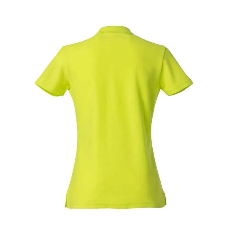 Clique Womens/Ladies Plain Polo Shirt - Visibility Green - 1