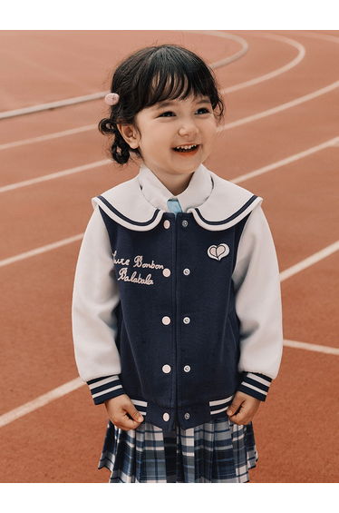 Girls' Jacket With Embroidery