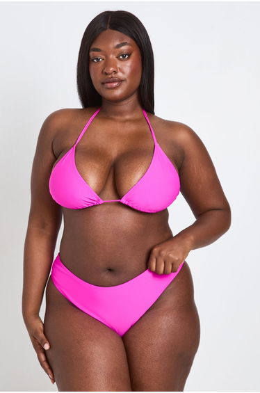 Plus Essentials Solid Brief - fuchsia