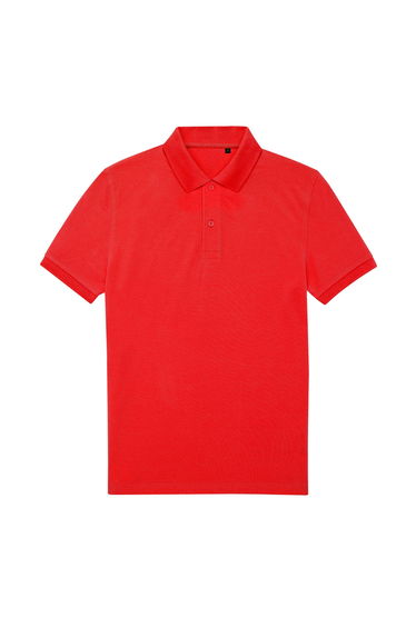 B&C Mens My Eco Polo Shirt - Red