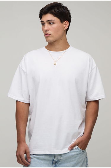 Oversized Kyoto Print T-Shirt - white