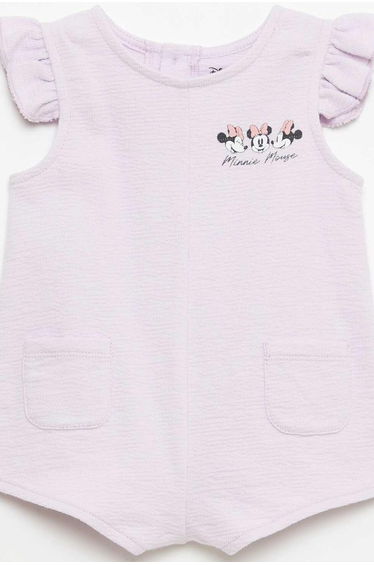 Baby Terry Playsuit PURPLE