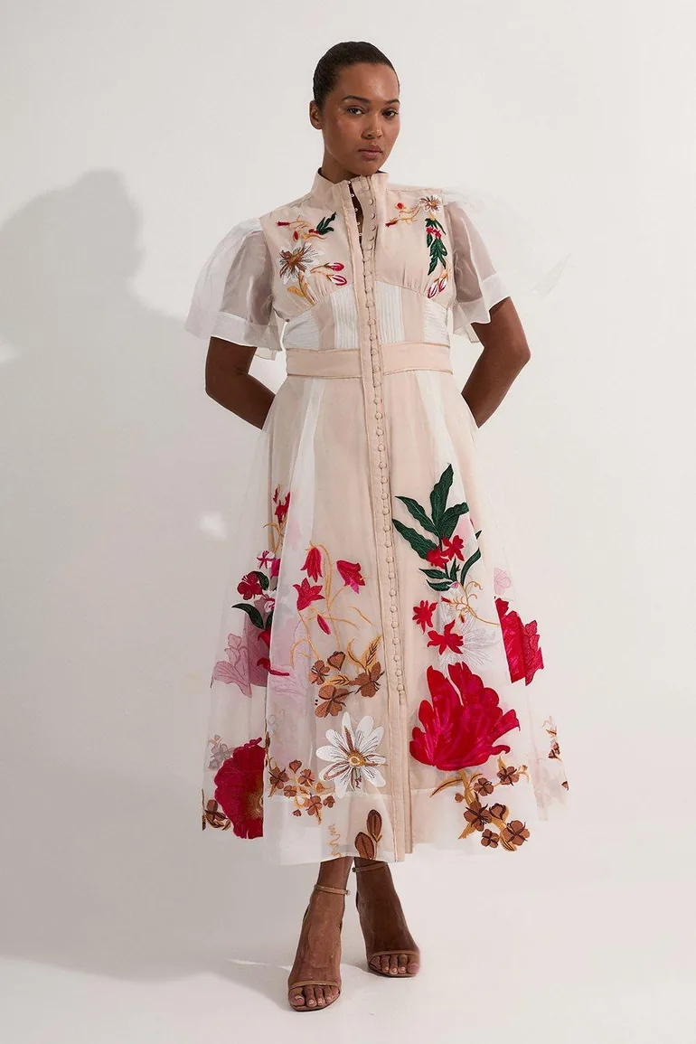 Floral Dress Karen Millen Size Plus Size Botanical Embroidery Organdie Midi Dress Karen Millen Floral Dress Karen Millen Size Plus Size Botanical Embroidery Organdie Midi Dress Karen Millen