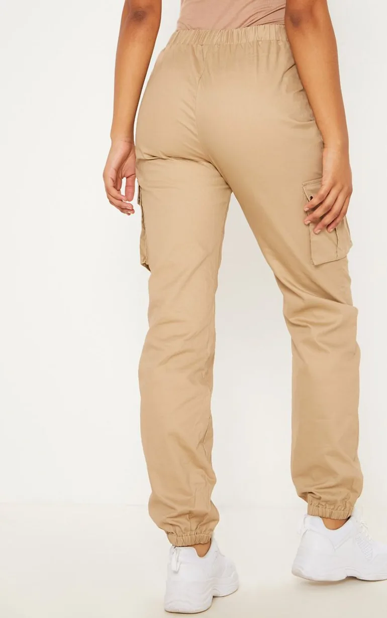 Tall Stone  Pocket Detail Cargo Trousers - 3