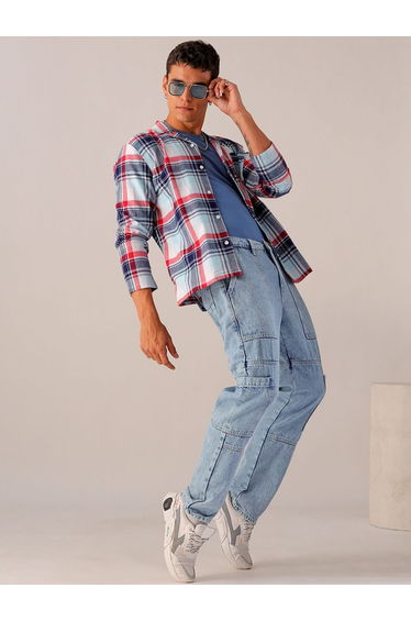 Men Dad Fit Solid Jeans