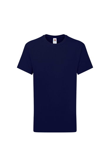 Fruit of the Loom Childrens/Kids Iconic 195 T-Shirt - Deep Navy