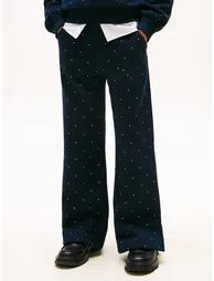 Tommy Hilfiger Girls Festive Stud Sweatpants in Navy - 3