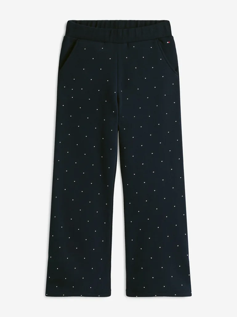 Tommy Hilfiger Girls Festive Stud Sweatpants in Navy - 1