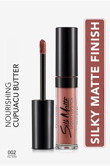 Velvet Textured Liquid Matte Lipstick - Silk Matte Liquid Lipstick - 002 FALL ROSE -8690604397280