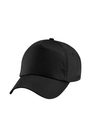 Beechfield Childrens/Kids Original 5 Panel Cap - Black