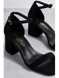 Wide Fit Low Block Barely There Heels - black - 3