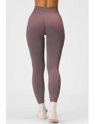 Seamless Full-Length Leggings in Stone - 4