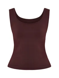 PLT Chocolate Seamless Seam Detail Gym Vest - 4