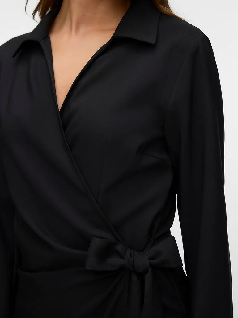 Wrapover Mini Dress - 3