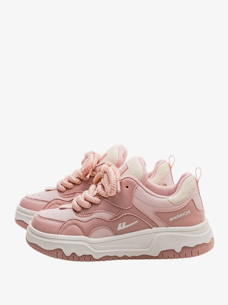 Women Logo Detail Lace Up Sneakers - 2
