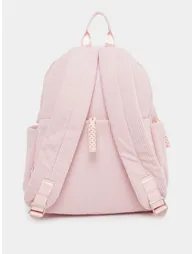 Corduroy Backpack with Patch Detail - 2