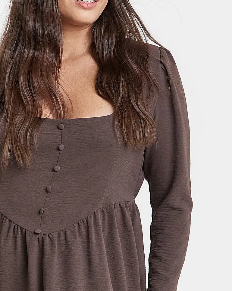 Historic Detail Crepe Skater Dress - 2