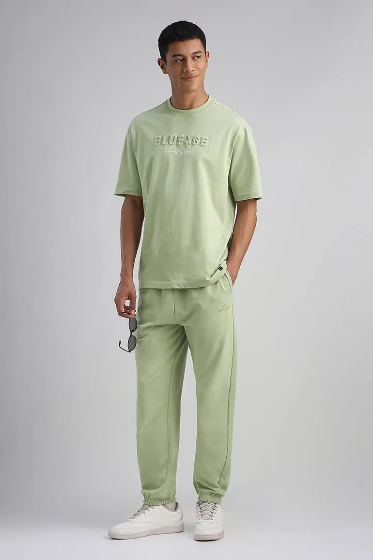 Drawstring Cuffed Jogger Pants
