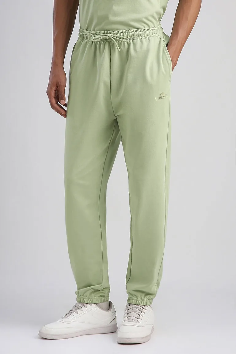 Drawstring Cuffed Jogger Pants - 1