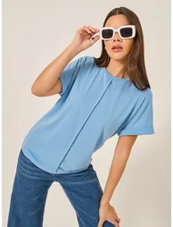 Regular Fit Round Neck T-Shirt - 1