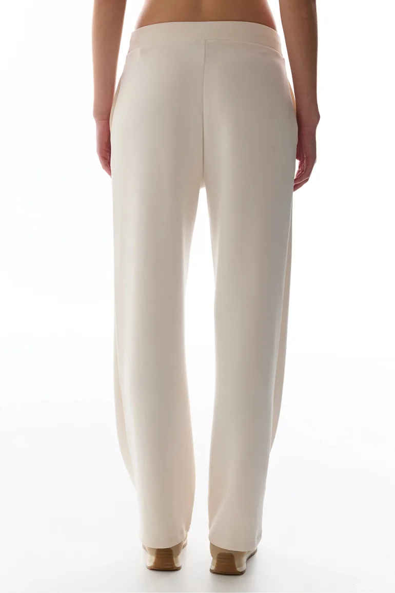PENTI Women's Modal Straight-Leg Pants High - 3