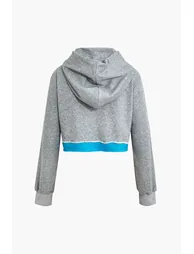 Color Block Hooded Jacket - 4