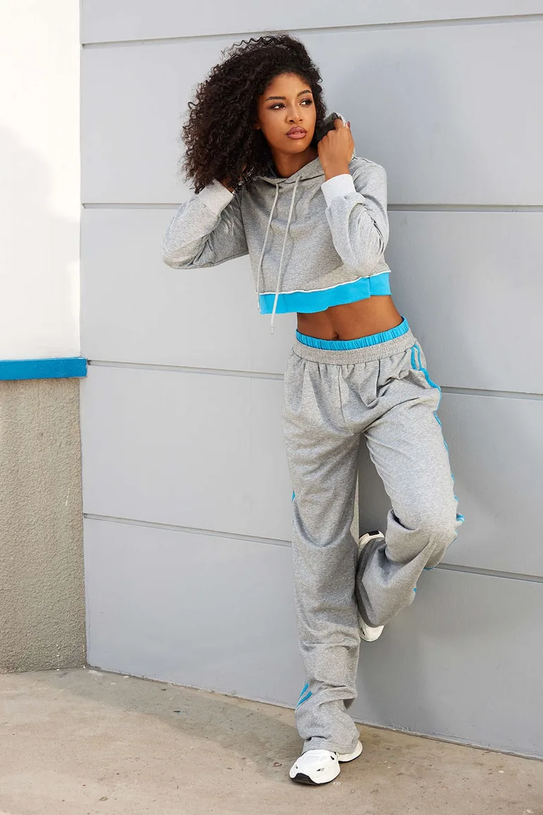Color Block Hooded Jacket - 2