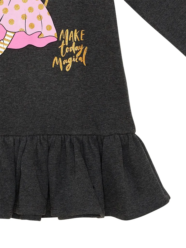 Glitter Rabbit Girl's Dress - 5