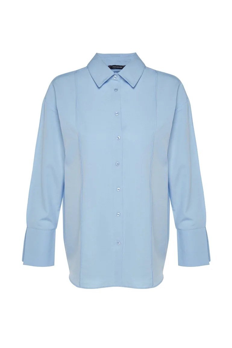 Shirt - Blue - Oversize - 6