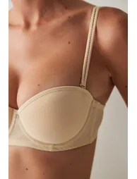 PENTI Underwired Knitted Bra With Removable Straps - 2