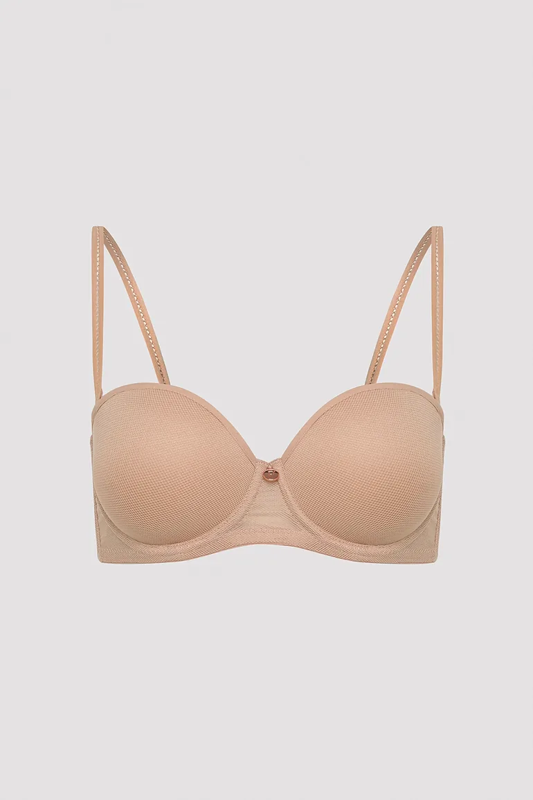 PENTI Underwired Knitted Bra With Removable Straps - 5