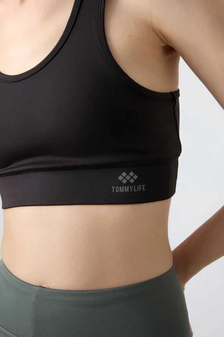 TOMMY Sleeveless Cropped Fitted Sports Top - 2