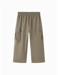 Boys' Wide Leg Cargo Pants - 1