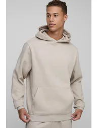 Tall Basic Regular Fit Over the Head Hoodie - stone