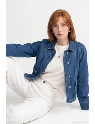 DILVIN Women's Cotton Blend Jacket - 1