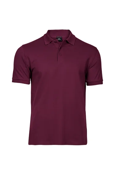 Tee Jays Mens Luxury Stretch Polo Shirt - Wine