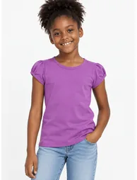 Childsplay Girls Cotton T-Shirt in Purple