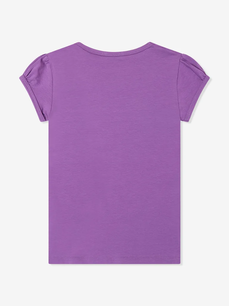 Childsplay Girls Cotton T-Shirt in Purple - 2