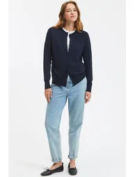 Crew Neck Cardigan