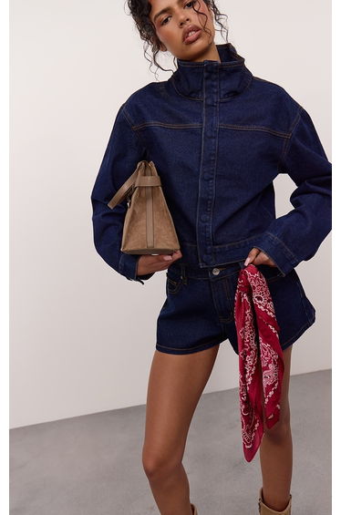 Raw Indigo Denim Hotpants product thumbnail 4