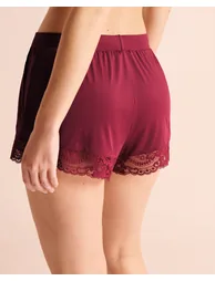 Lace-Trim Shorts - 1