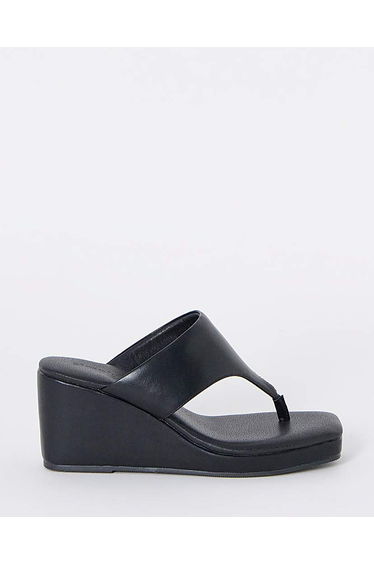 Wedged Toe Post Sandals Wide Fit product thumbnail 3