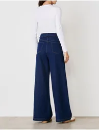 Monica Regular Wide Leg Denim Jeans - 3