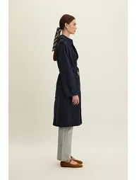 ANIKA DOUBLE-BREASTED BELT TRENCH COAT - 2