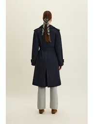ANIKA DOUBLE-BREASTED BELT TRENCH COAT - 5