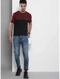 Men Mid Rise Faded Slim Fit Jeans
