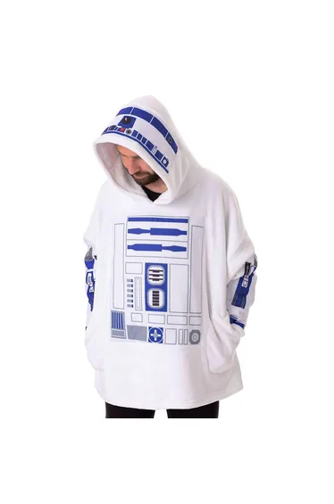 Star Wars R2-D2 Blanket Hoodie - White