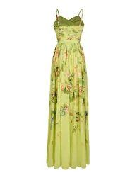 Chiffon Floral Sleeveless Maxi Dress - 2